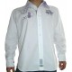 Camisa La Martina Polo society  event Lila y Blanco