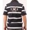 Polo Van Santen Stripped triple corona tour azul marino blanco
