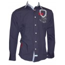 CAMISA LA MARTINA HOMBRE MODELO HERITAGE 2010 AZUL MARINO