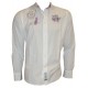 CAMISA LA MARTINA CABALLEROS MODELO POLO SOCIETY  BLANCO 