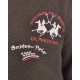 Sueter La Martina  Boston Polo Tour, corte clasico, negro